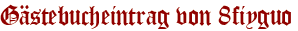Gästebucheintrag von 8fiyguo
