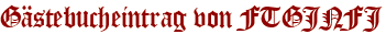 Gästebucheintrag von FTGJNFJ