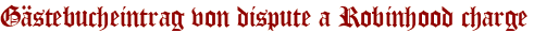 Gästebucheintrag von dispute a Robinhood charge
