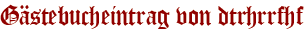 Gästebucheintrag von dtrhrrfhf
