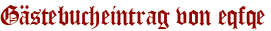 Gästebucheintrag von eqfqe
