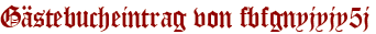 Gästebucheintrag von fbfgnyjyjy5j
