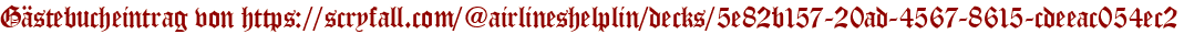 Gästebucheintrag von https://scryfall.com/@airlineshelplin/decks/5e82b157-20ad-4567-8615-cdeeac054ec2