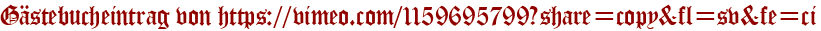 Gästebucheintrag von https://vimeo.com/1159695799?share=copy&amp;amp;amp;fl=sv&amp;amp;amp;fe=ci