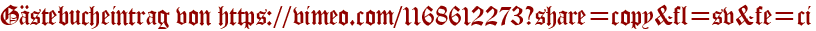 Gästebucheintrag von https://vimeo.com/1168612273?share=copy&amp;amp;amp;fl=sv&amp;amp;amp;fe=ci