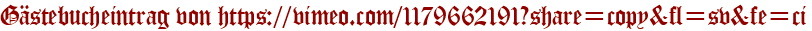 Gästebucheintrag von https://vimeo.com/1179662191?share=copy&amp;amp;amp;fl=sv&amp;amp;amp;fe=ci