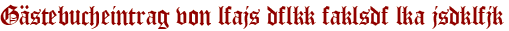 Gästebucheintrag von lfajs dflkk faklsdf lka jsdklfjk