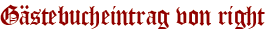 Gästebucheintrag von right
