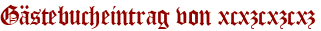 Gästebucheintrag von xcxzcxzcxz