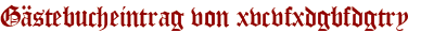 Gästebucheintrag von xvcvfxdgbfdgtry